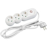 Entac Πολύπριζο Design 3 Θέσεων με Διακόπτη 3G1.5 5m